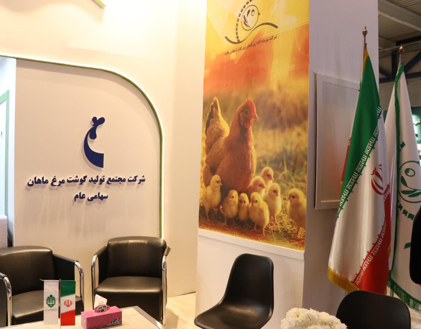 حضور پررنگ شرکت مجتمع تولید گوشت مرغ ماهان در بیست و چهارمین نمایشگاه بین‌المللی دام، طیور و صنایع وابسته